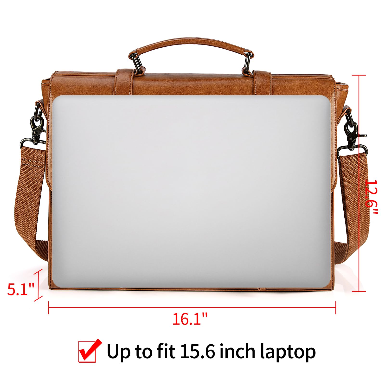 Amazon.com: Mens Messenger Bag Vintage 15.6 Inch Waterproof